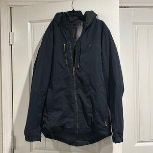 Free Country Men’s Heavy Duty Jacket Size M Waterproof with Hoodie